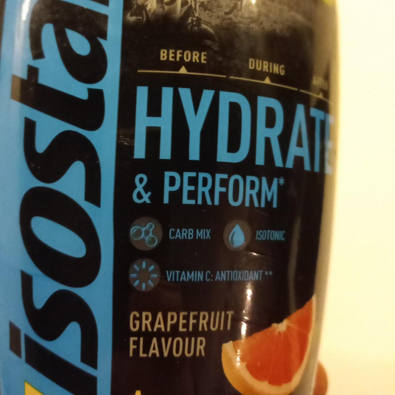 Zdjęcia - Hydrate & perform Grapefruit Isostar