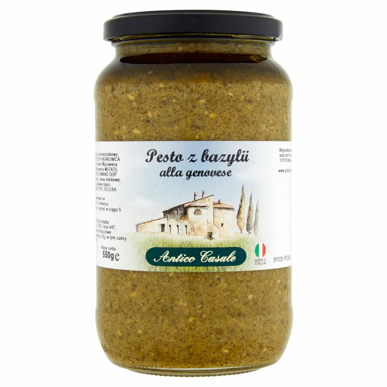 Zdjęcia - Antico Casale alla Genovese Pesto z bazylii 550 g