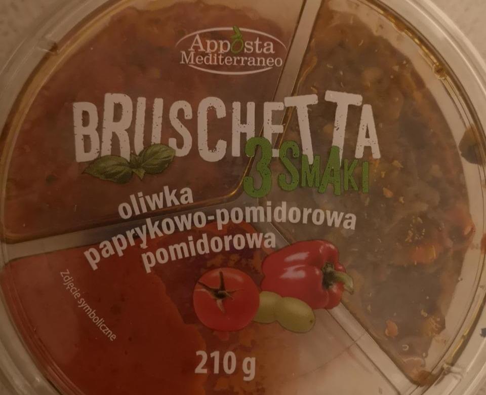 Zdjęcia - Bruschetta 3 smaki oliwka paprykowo-pomidorowa Apposta Mediterraneo