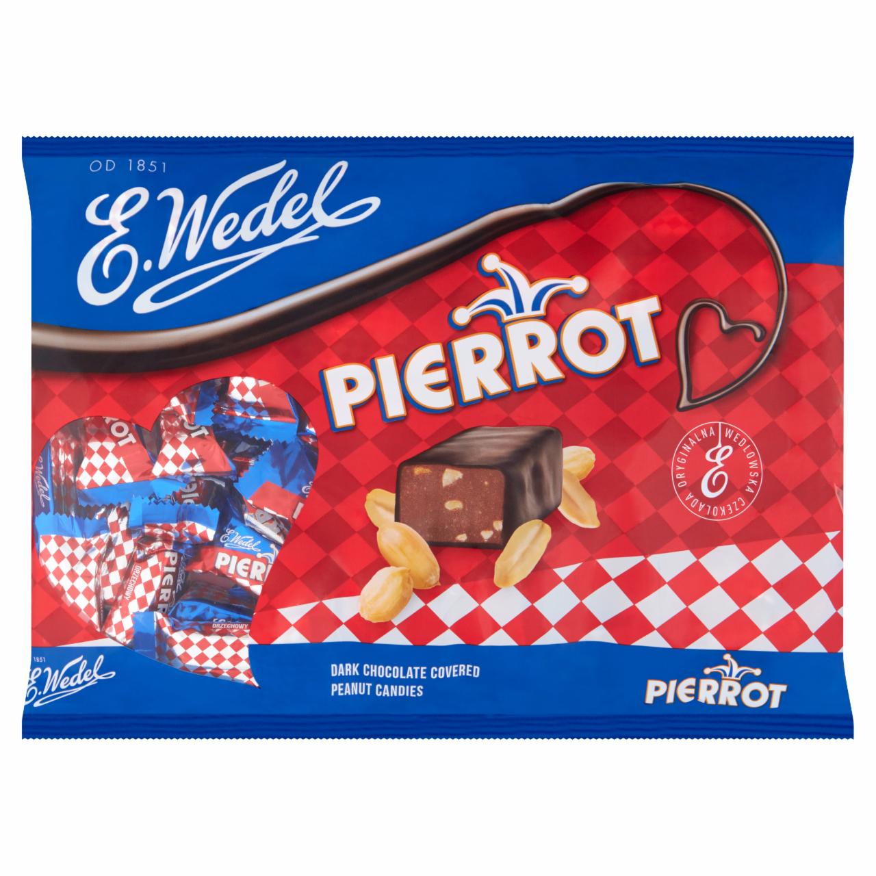 Zdjęcia - E. Wedel Pierrot Cukierki orzechowe w czekoladzie deserowej 1 kg