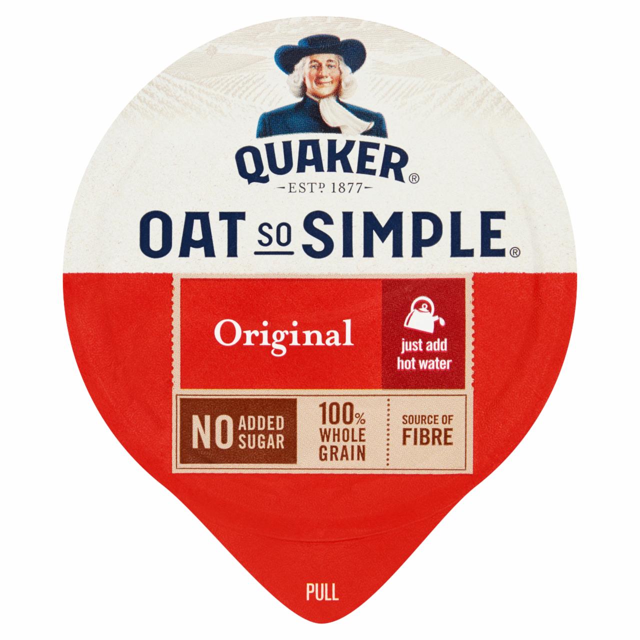 Zdjęcia - Quaker Oat So Simple Original Mieszanka do przygotowania owsianki 45 g