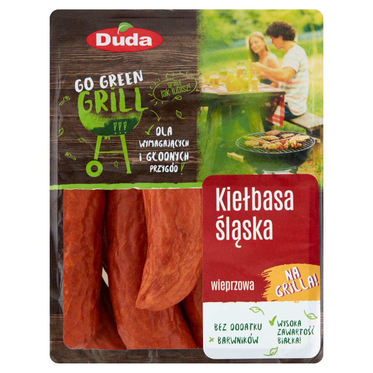 Zdjęcia - Duda Go Green Grill Kiełbasa śląska wieprzowa 860 g