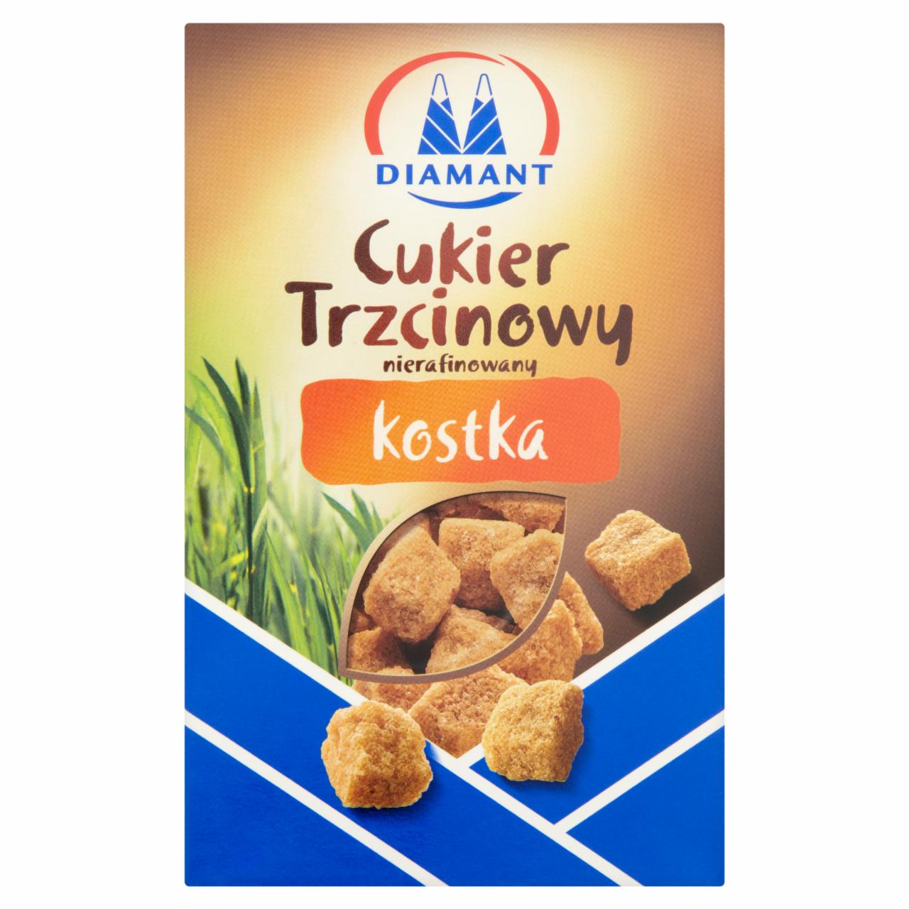 Zdjęcia - Diamant Cukier kostka trzcinowy nierafinowany 500 g