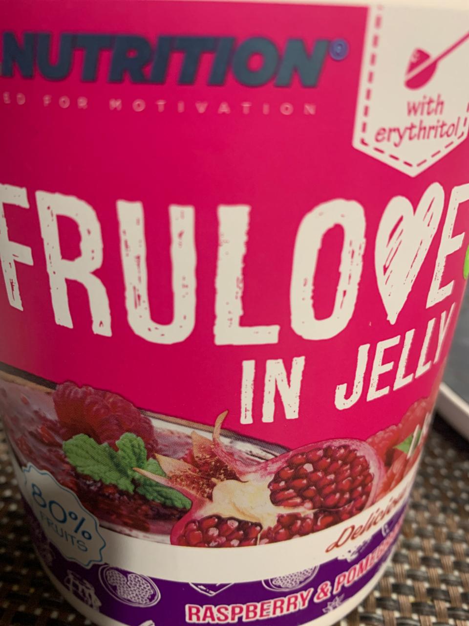 Zdjęcia - Frulove in jelly Raspberry & Pomegranate Allnutrition