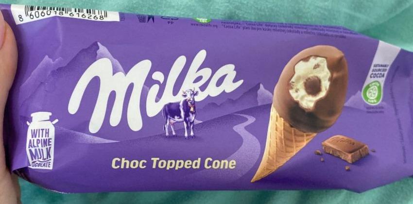 Zdjęcia - Milka Choc Topped Cone