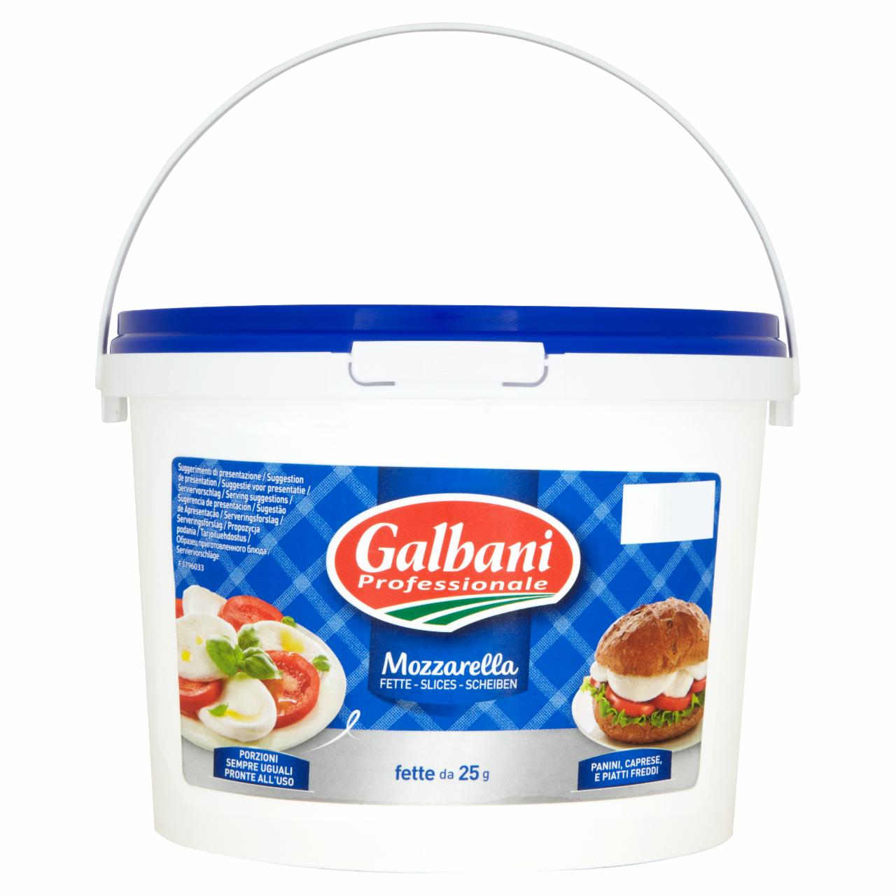 Zdjęcia - Galbani Mozzarella Ser w plastrach 2 kg