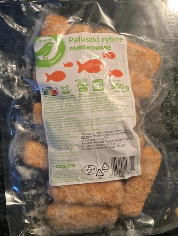 Zdjęcia - paluszki rybne panierowane Auchan