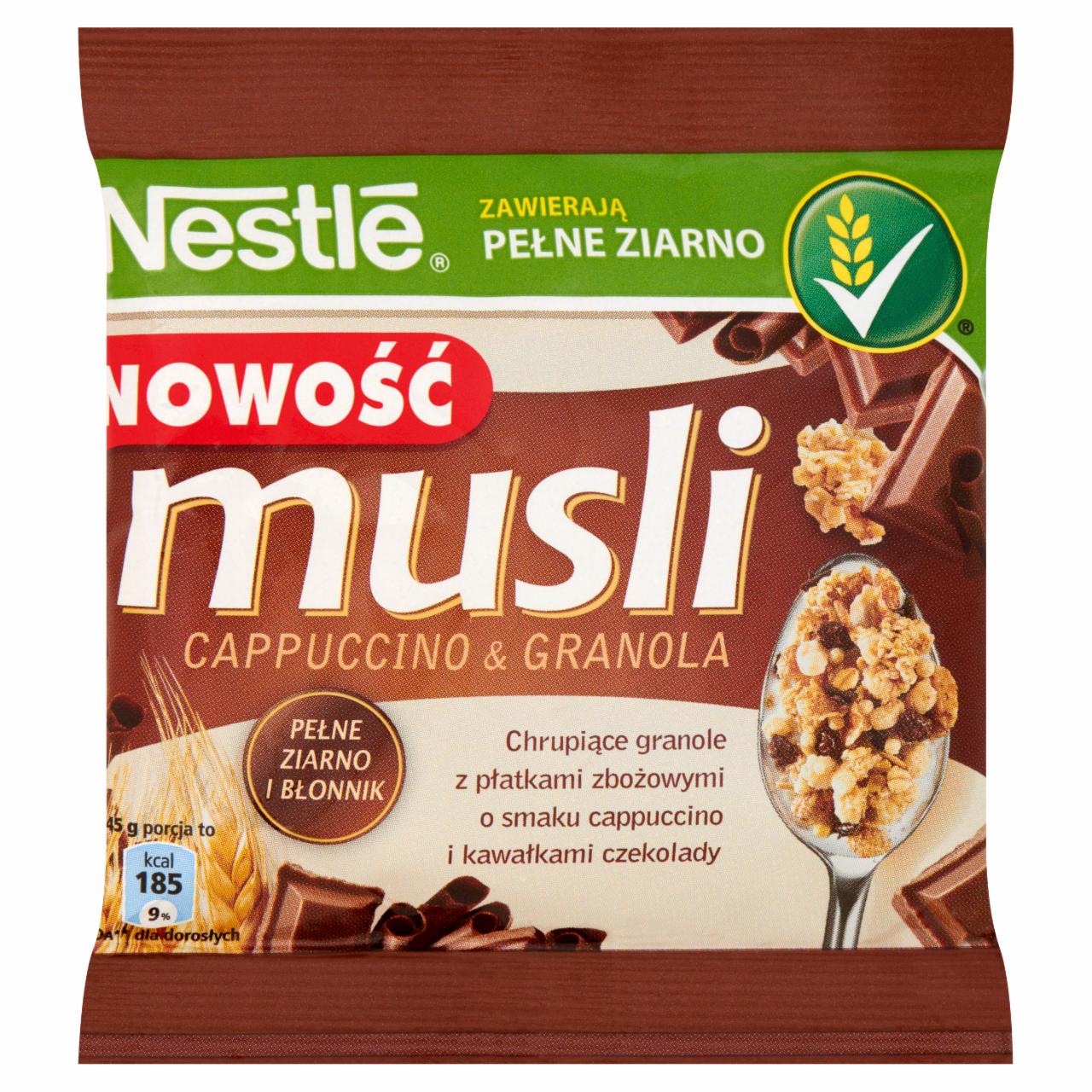 Zdjęcia - Nestlé Musli Cappuccino i granola 45 g