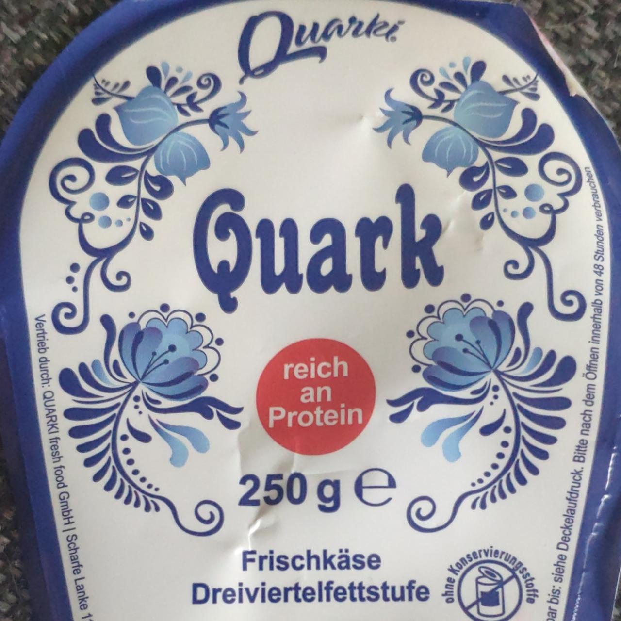 Zdjęcia - Quark Frischkase Dreivierteifettstufe