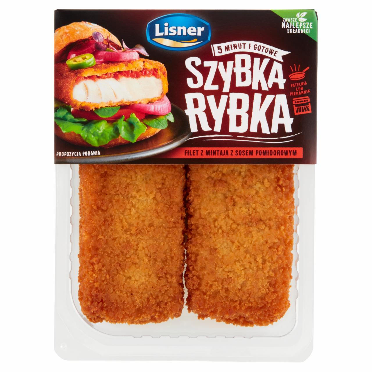 Zdjęcia - Lisner Szybka rybka Filet z mintaja z sosem pomidorowym 170 g