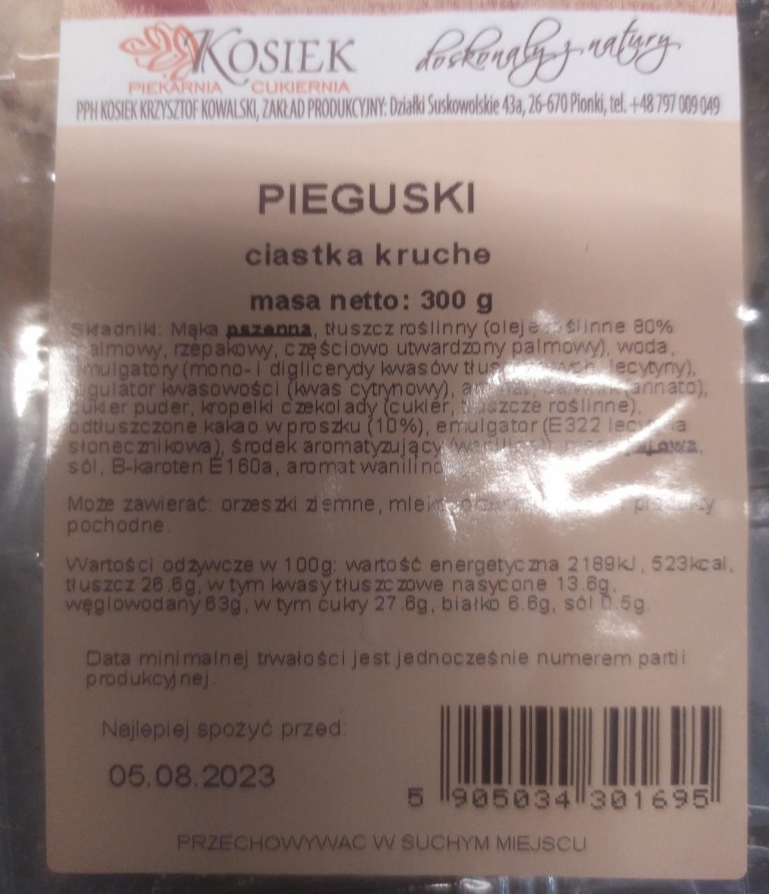 Zdjęcia - Pieguski ciastka kruche Kosiek