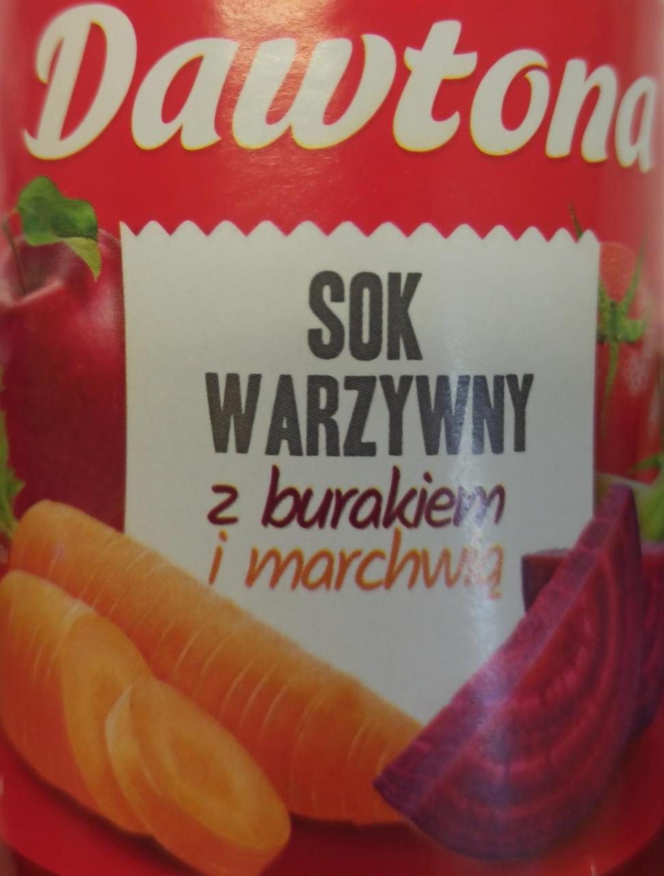 Zdjęcia - Dawtona Sok warzywny z burakiem i marchwią 300 ml