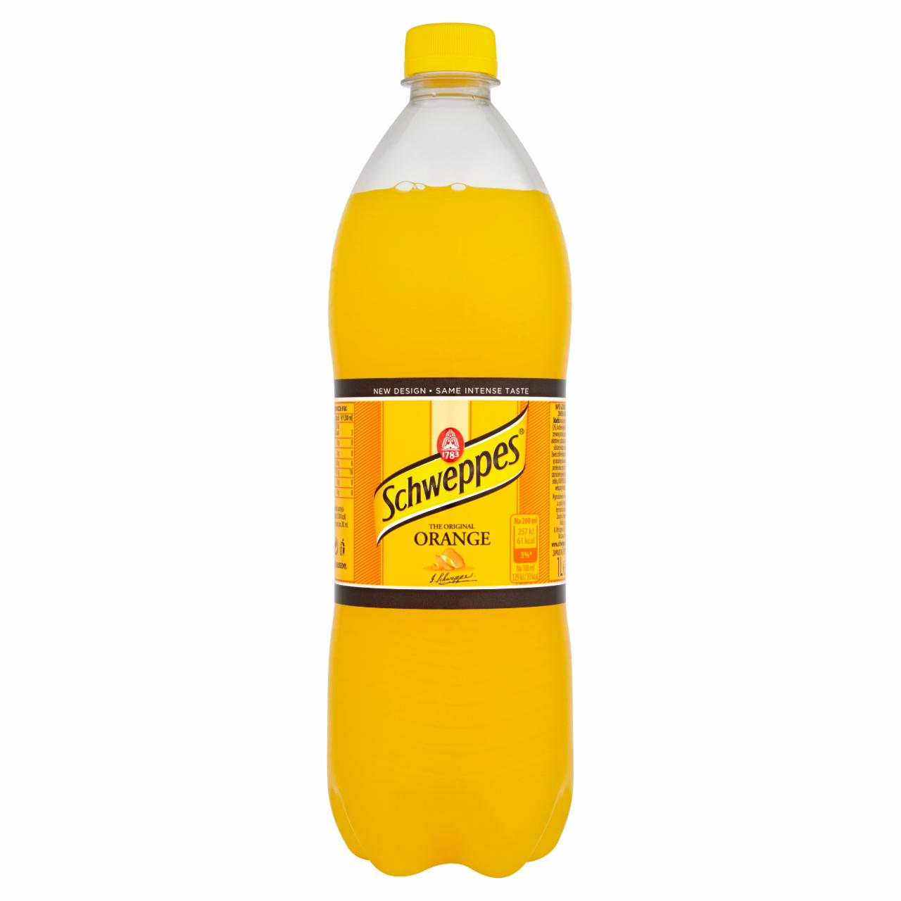 Zdjęcia - Schweppes Napój gazowany o smaku pomarańczowym 1 l