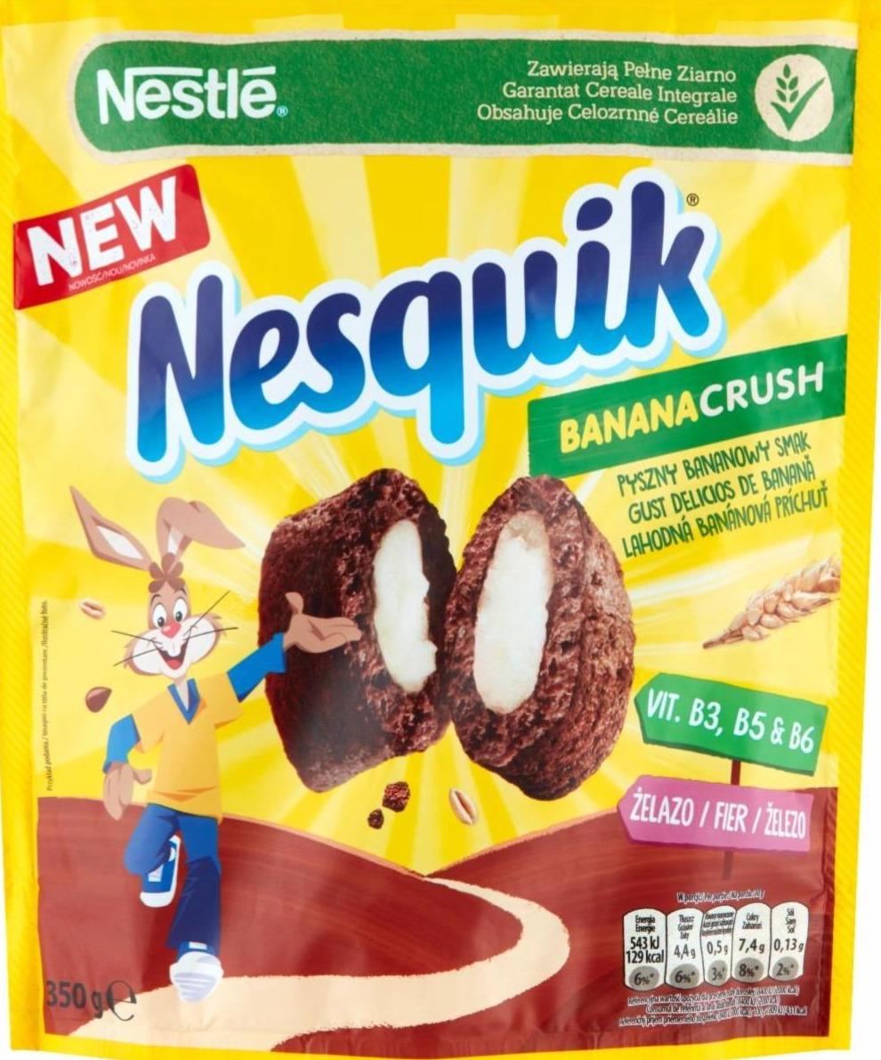 Zdjęcia - Nestlé Nesquik BananaCrush Płatki śniadaniowe 350 g