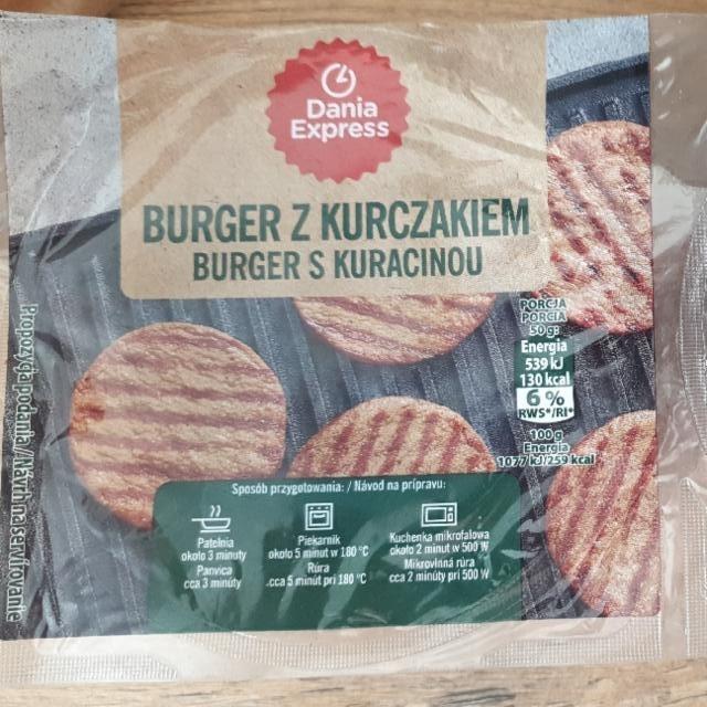 Zdjęcia - Burger z kurczaka Dania Express