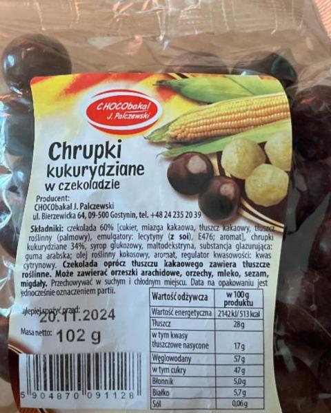 Zdjęcia - chrupki kukurydziane w czekoladzie Chocobakal