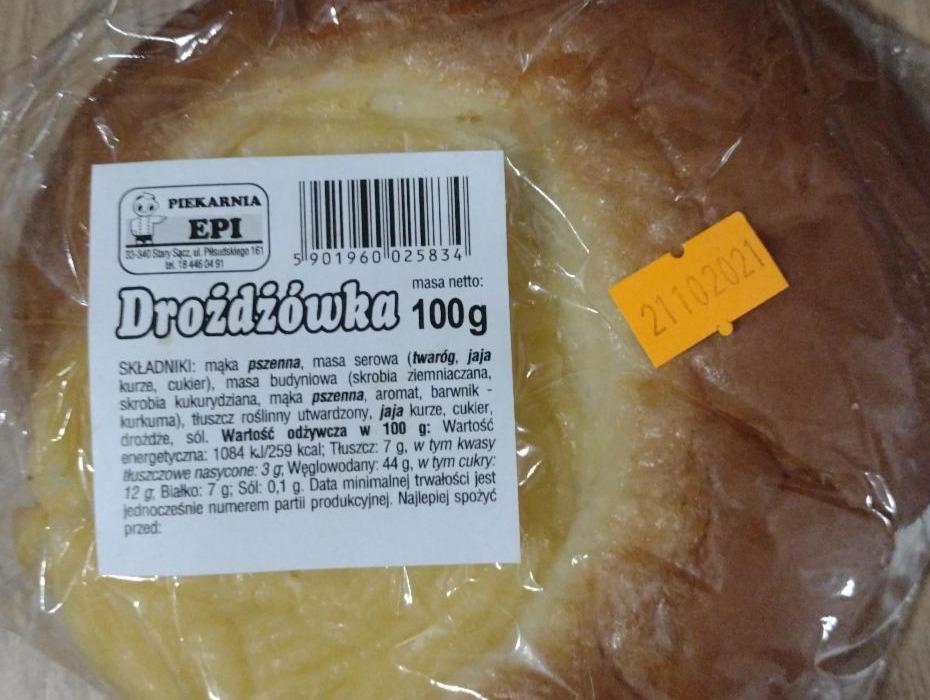 Zdjęcia - drożdżówka z serem Piekarnia EPI