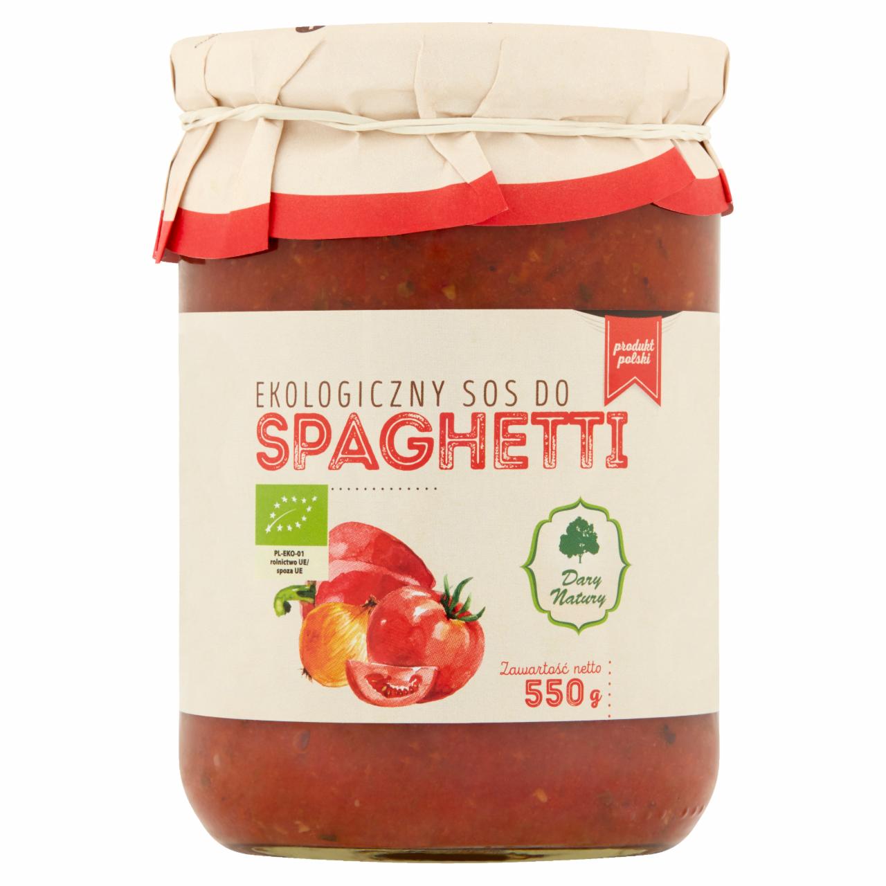Zdjęcia - Dary Natury Ekologiczny sos do spaghetti 550 g