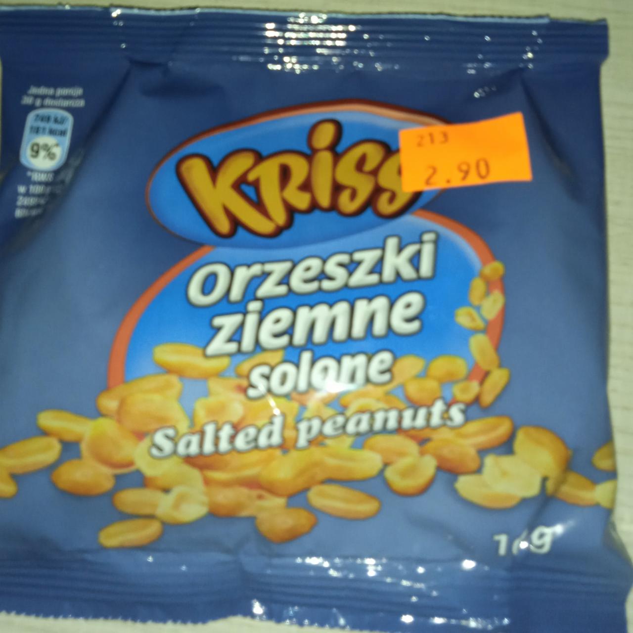 Zdjęcia - Orzeszki ziemne solone Kriss