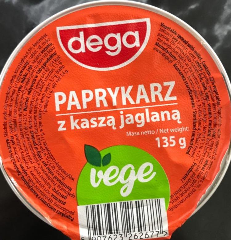 Zdjęcia - Paprykarz z kaszą jaglaną Dega