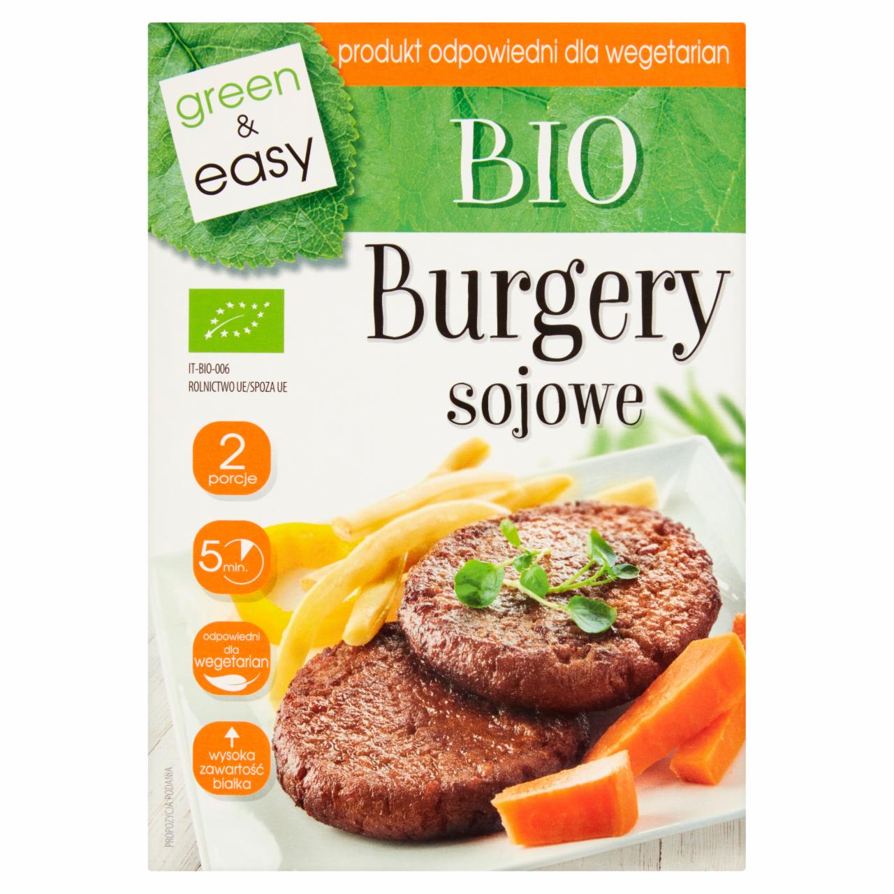 Zdjęcia - Bio burgery sojowe 160 g (2 x 80 g)