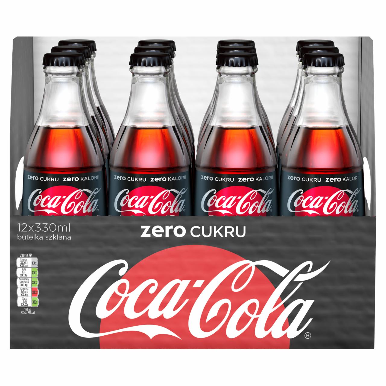 Zdjęcia - Coca-Cola zero Napój gazowany 12 x 330 ml