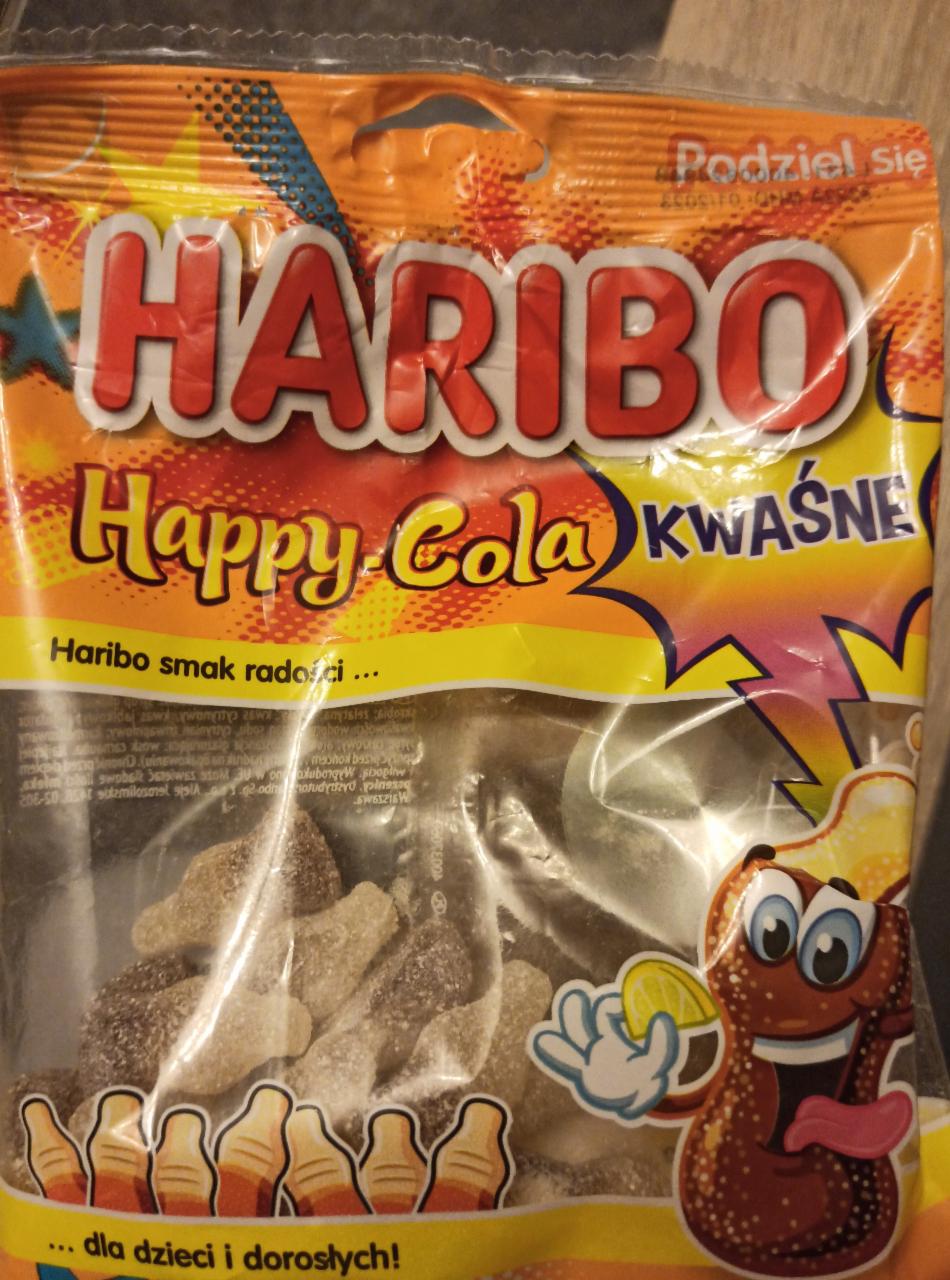 Zdjęcia - Happy Cola Żelki o smaku coli kwaśne Haribo
