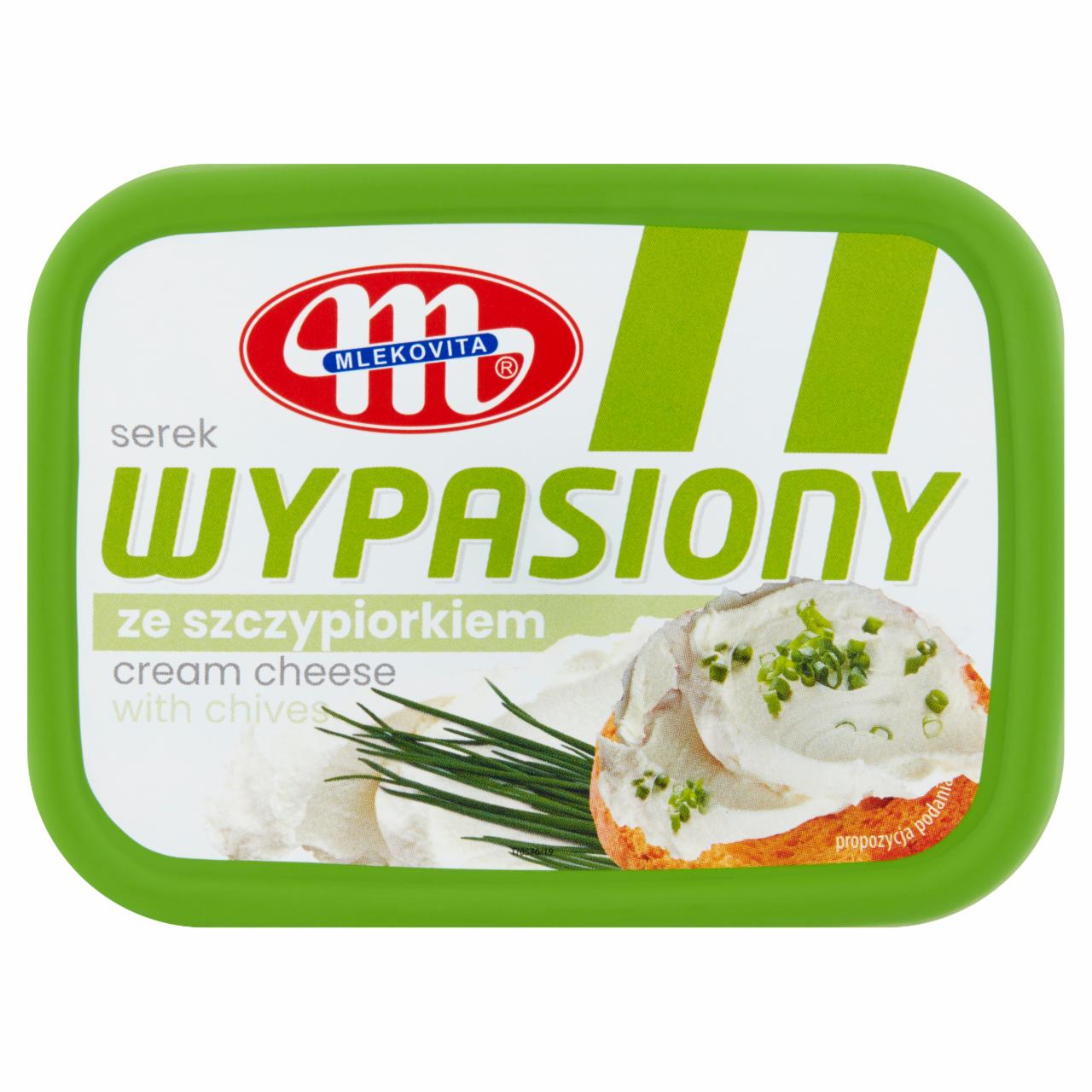 Zdjęcia - Mlekovita Wypasiony Serek ze szczypiorkiem 125 g