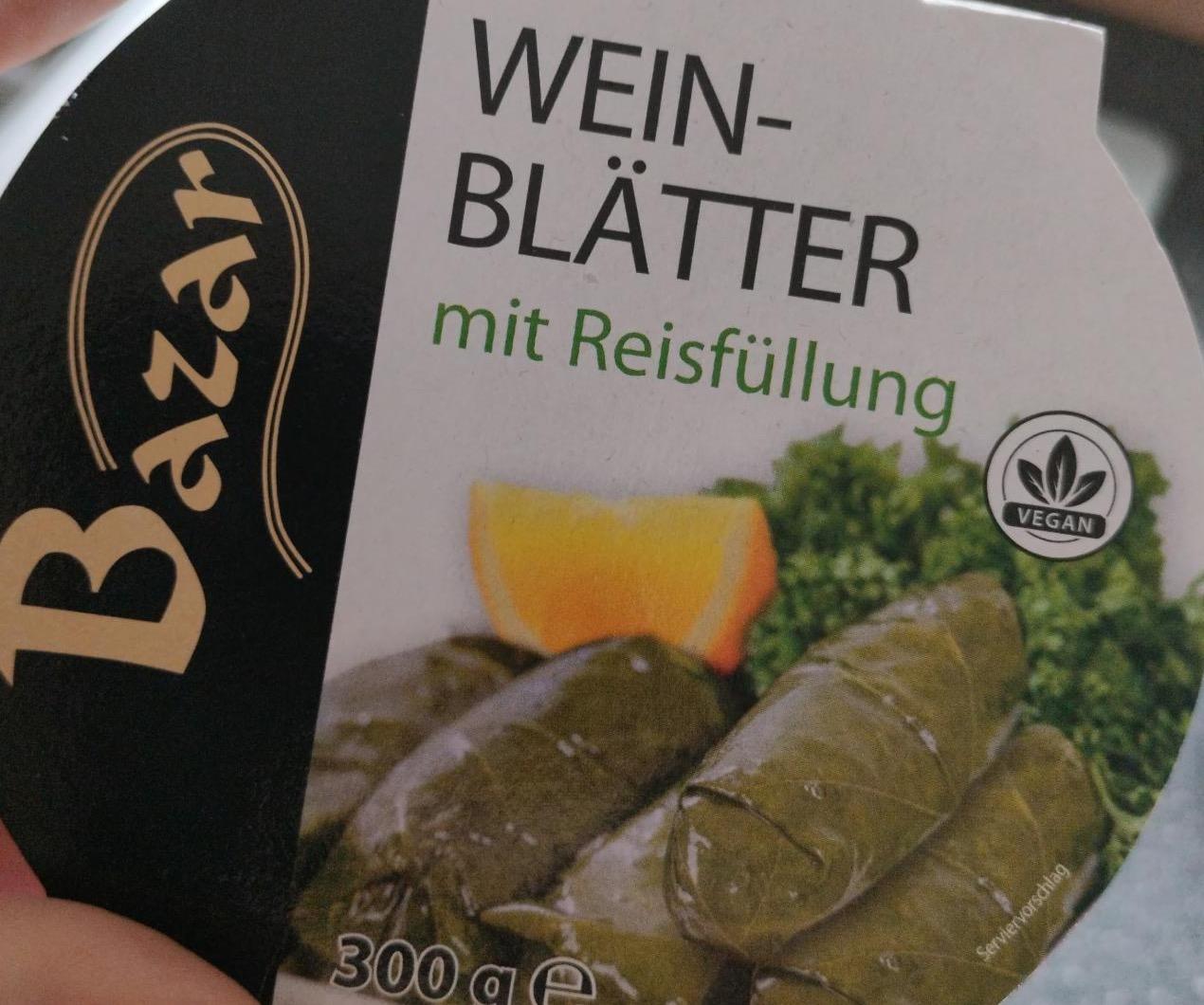 Zdjęcia - Wein-Blatter mit Reisfullung Bazar