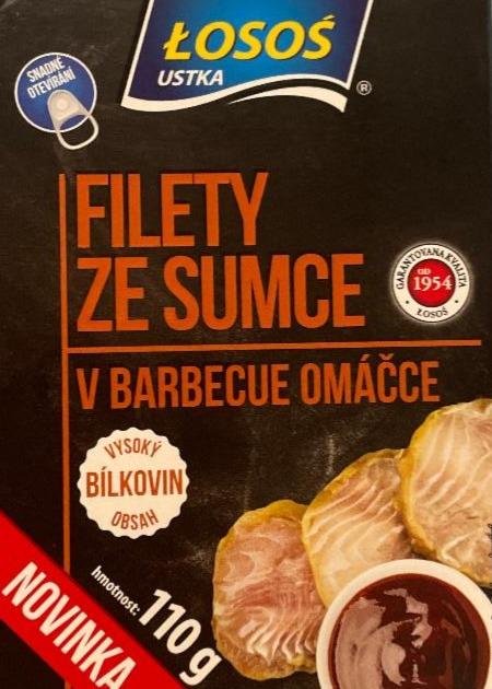 Zdjęcia - filety z suma w sosie barbecue Łosoś Ustka