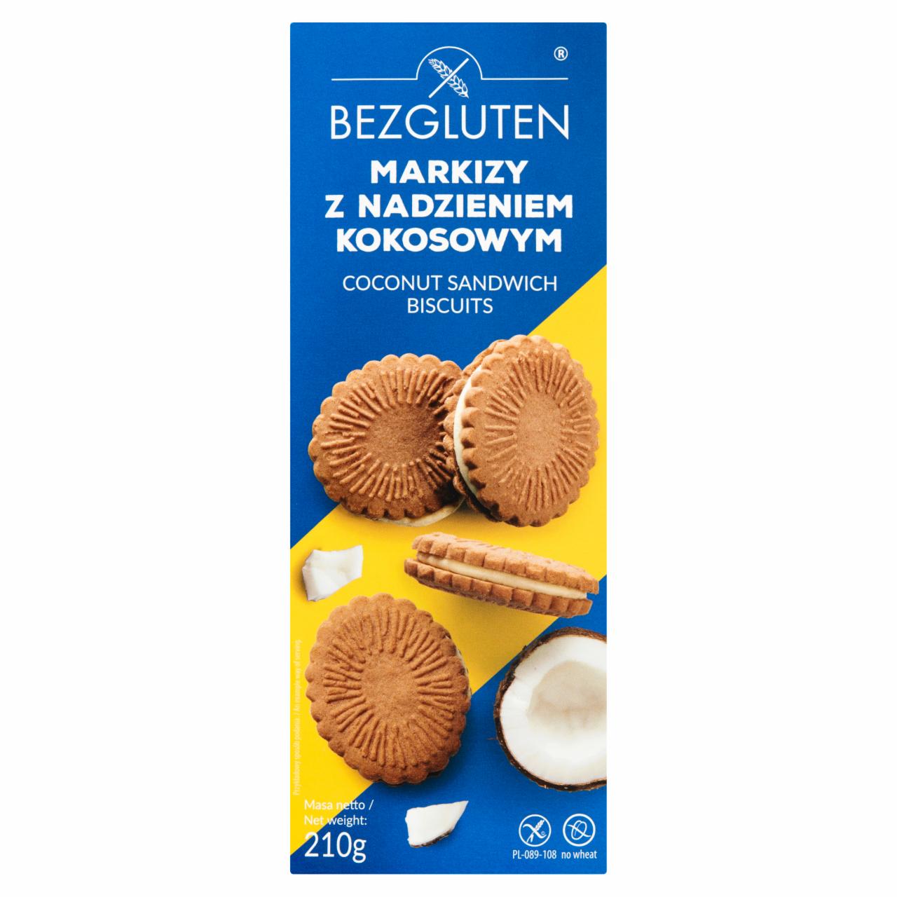 Zdjęcia - Bezgluten Markizy z nadzieniem kokosowym 210 g