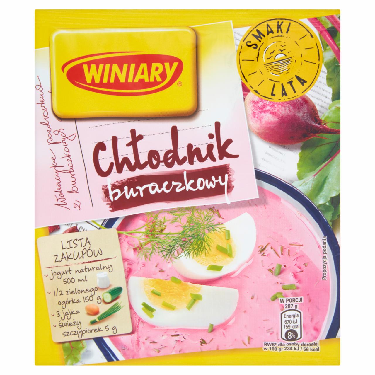 Zdjęcia - Winiary Chłodnik buraczkowy 46 g