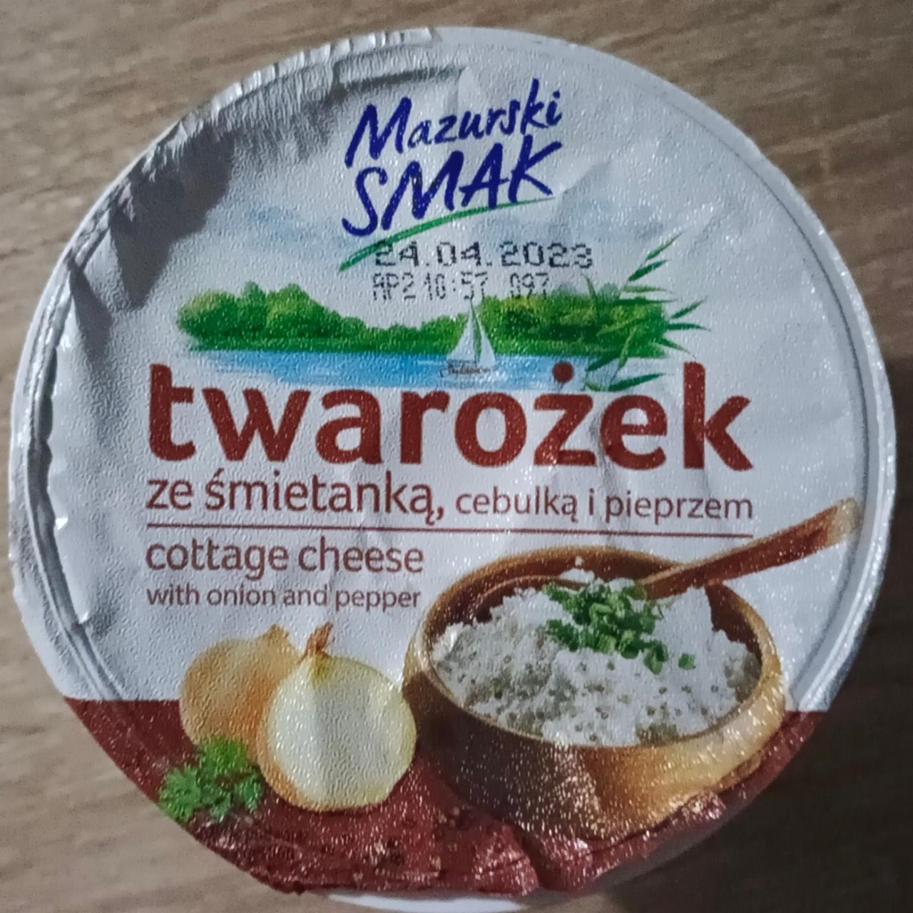 Zdjęcia - Twaroźek že śmietanka, cebulka i pieprzem Mazurski smak