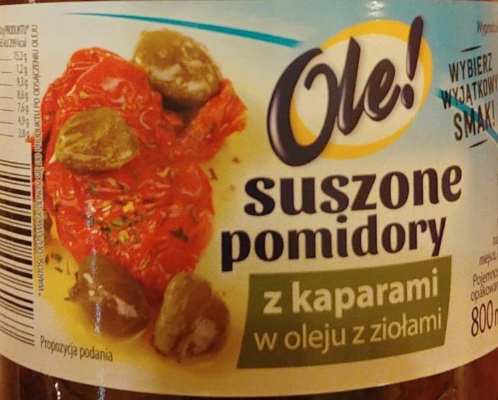 Zdjęcia - Ole! Suszone pomidory z kaparami w oleju z ziołami
