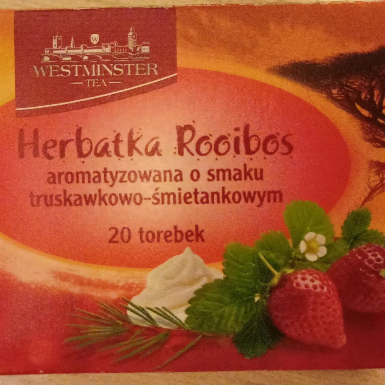 Zdjęcia - Herbatka Rooibos aromatyzowana o smaku truskawkowo-śmietankowym Westminster Tea