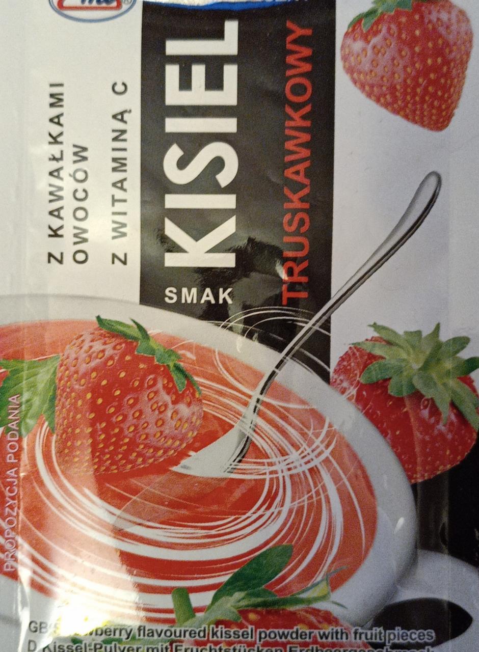 Zdjęcia - Kisiel smak truskawkowy z kawałkami owoców Emix