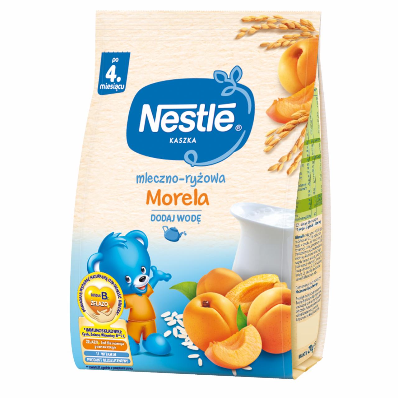 Zdjęcia - Kaszka mleczno-ryżowa morela dla niemowląt po 4. miesiącu 230 g Nestlé
