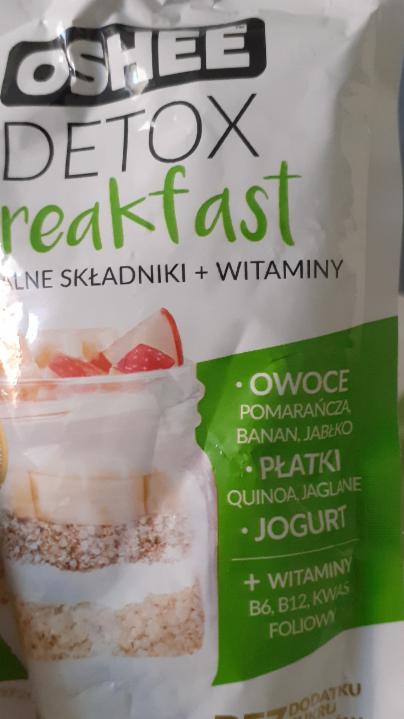 Zdjęcia - Detox Breakfast Mus jabłko-banan-jogurt-pomarańcza Oshee