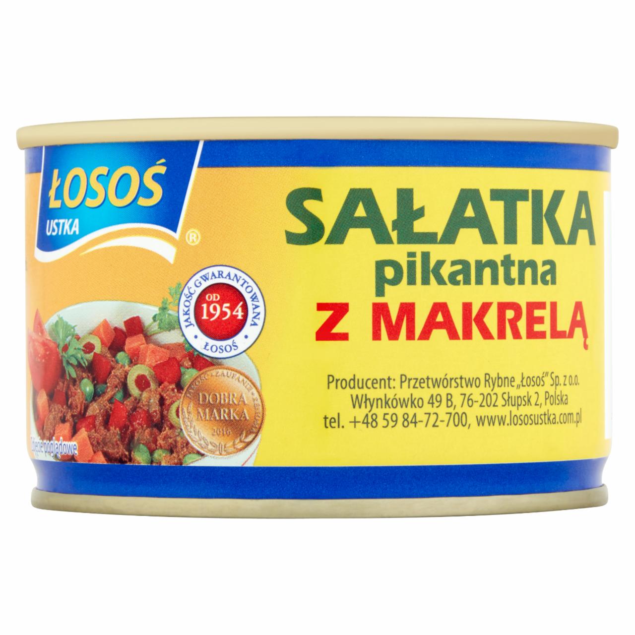 Zdjęcia - Łosoś Ustka Sałatka pikantna z makrelą 170 g