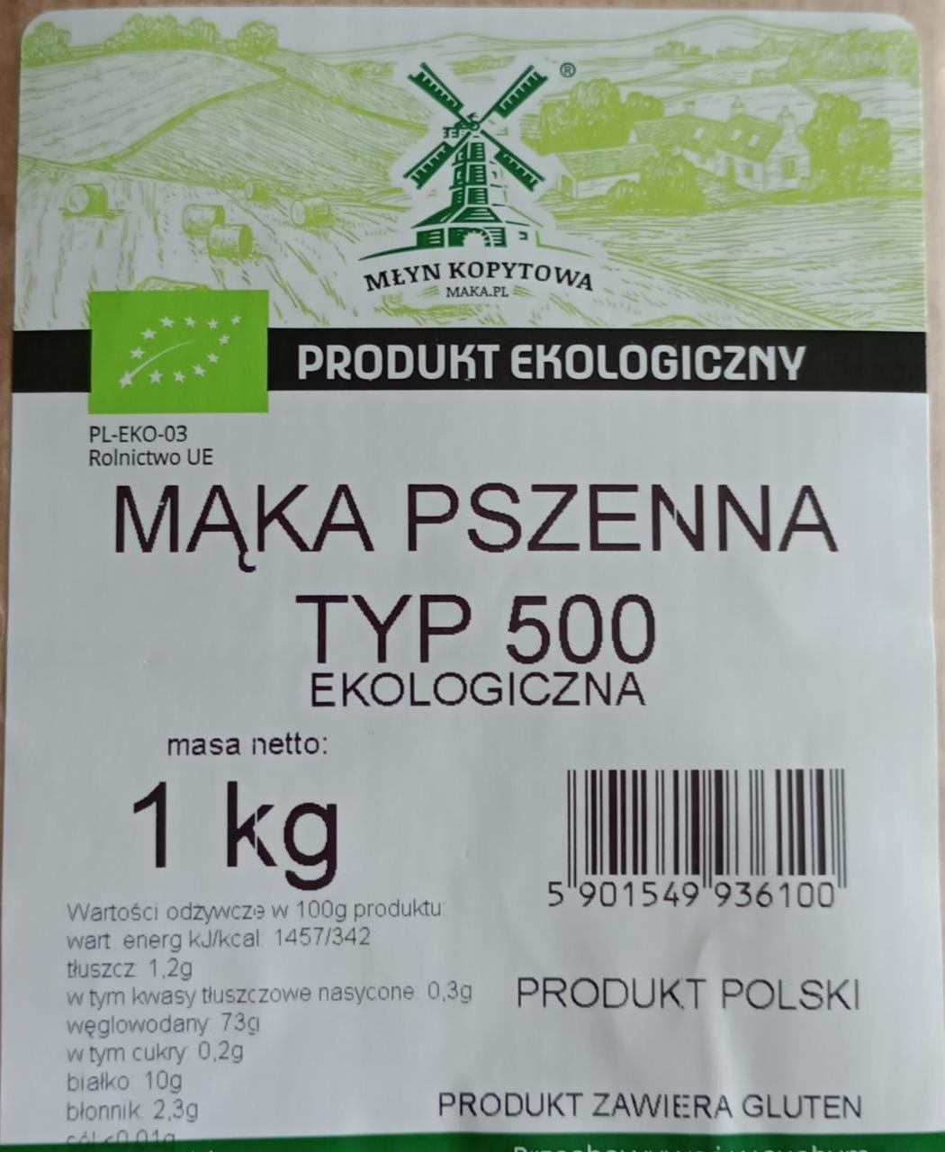 Zdjęcia - Mąka pszenna typ 500 ekologiczna Młyn Kopytowa