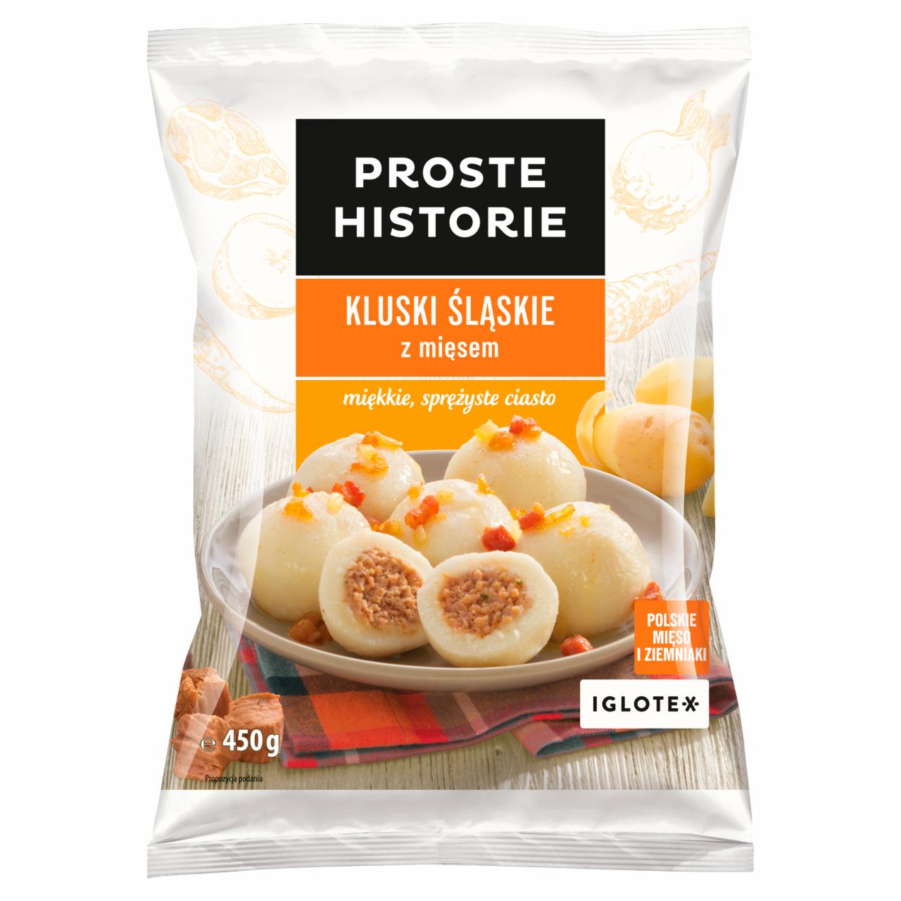 Zdjęcia - Proste Historie Kluski śląskie z mięsem 450 g