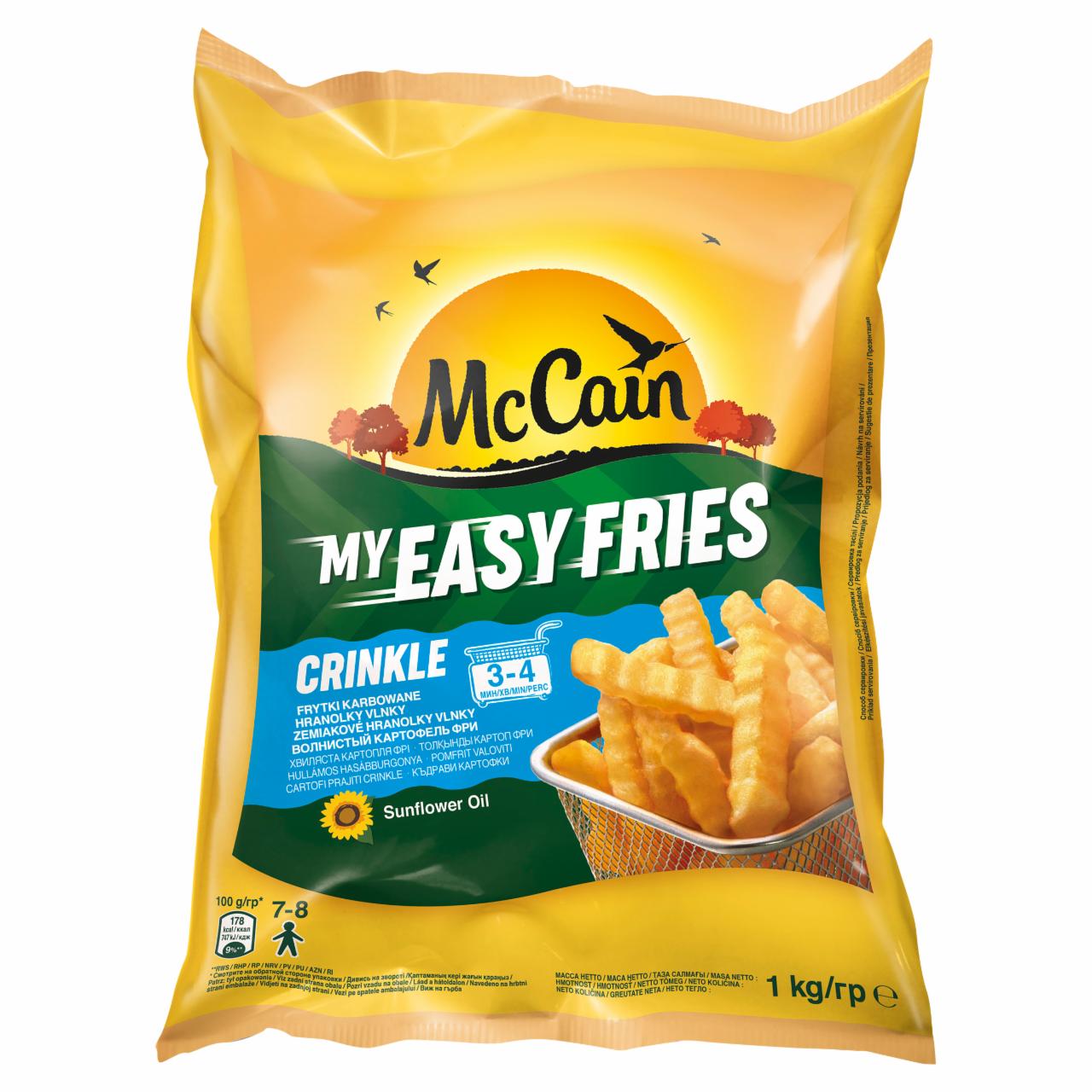 Zdjęcia - McCain My Easy Fries Crinkle Frytki karbowane 1 kg