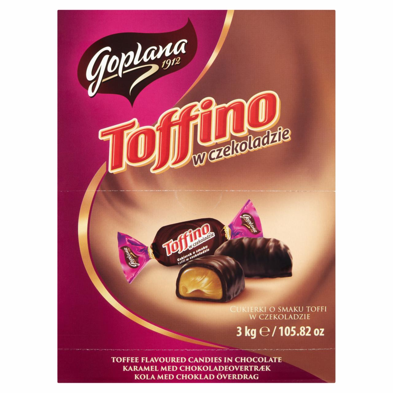 Zdjęcia - Goplana Toffino Cukierki o smaku toffi w czekoladzie 3 kg