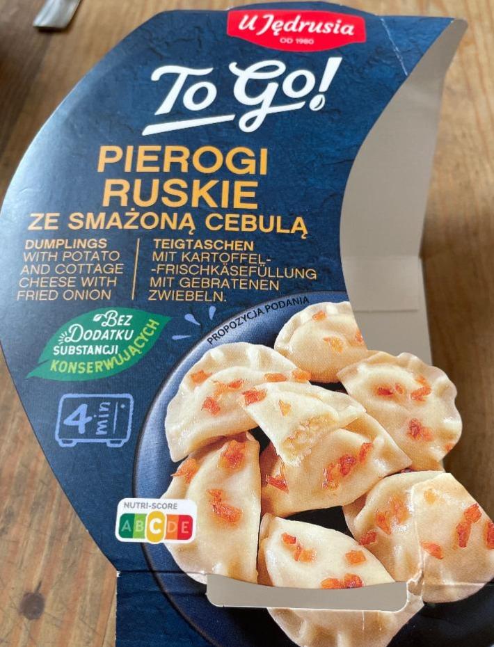 Zdjęcia - To go Pierogi ruskie ze smażoną cebulką U Jędrusia