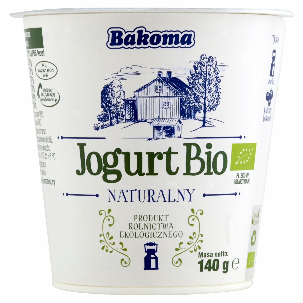 Zdjęcia - Jogurt BIO naturalny Bakoma