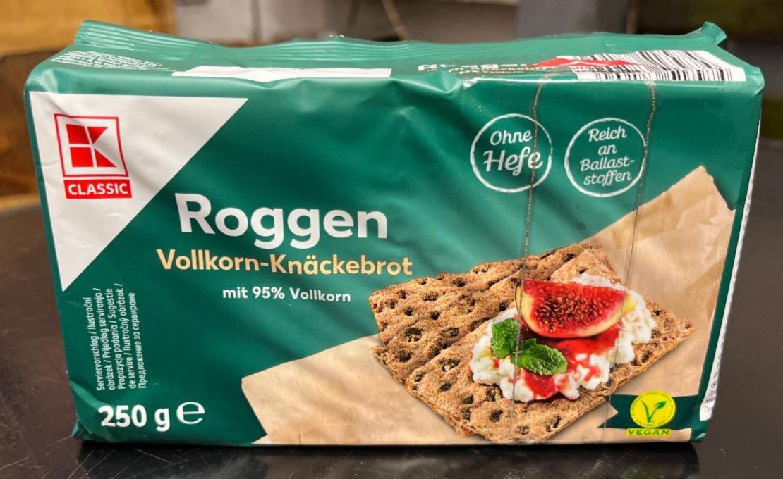 Zdjęcia - Roggen Vollkorn-Knackebrot Kaufland