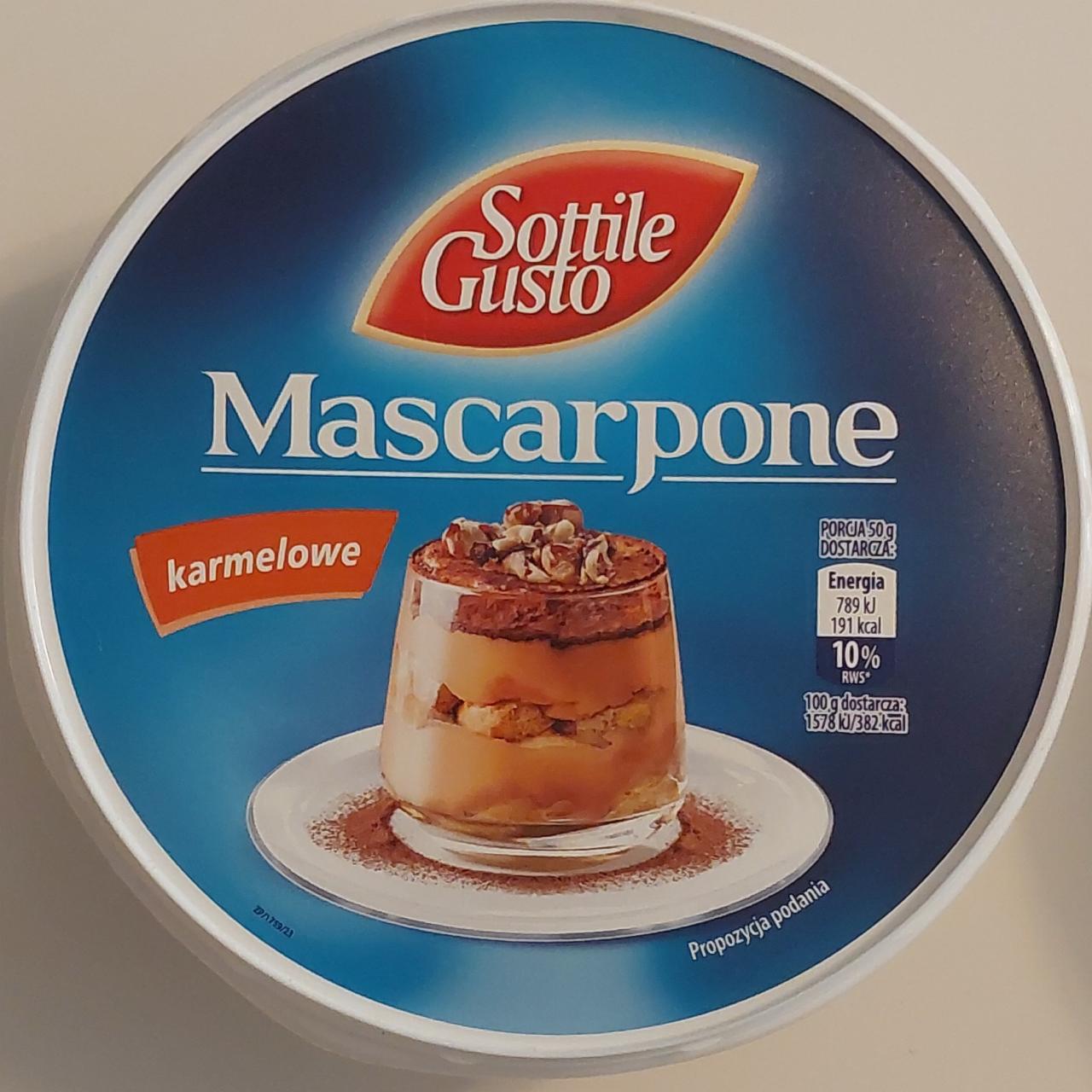 Zdjęcia - Mascarpone karmelowe Sottile Gusto