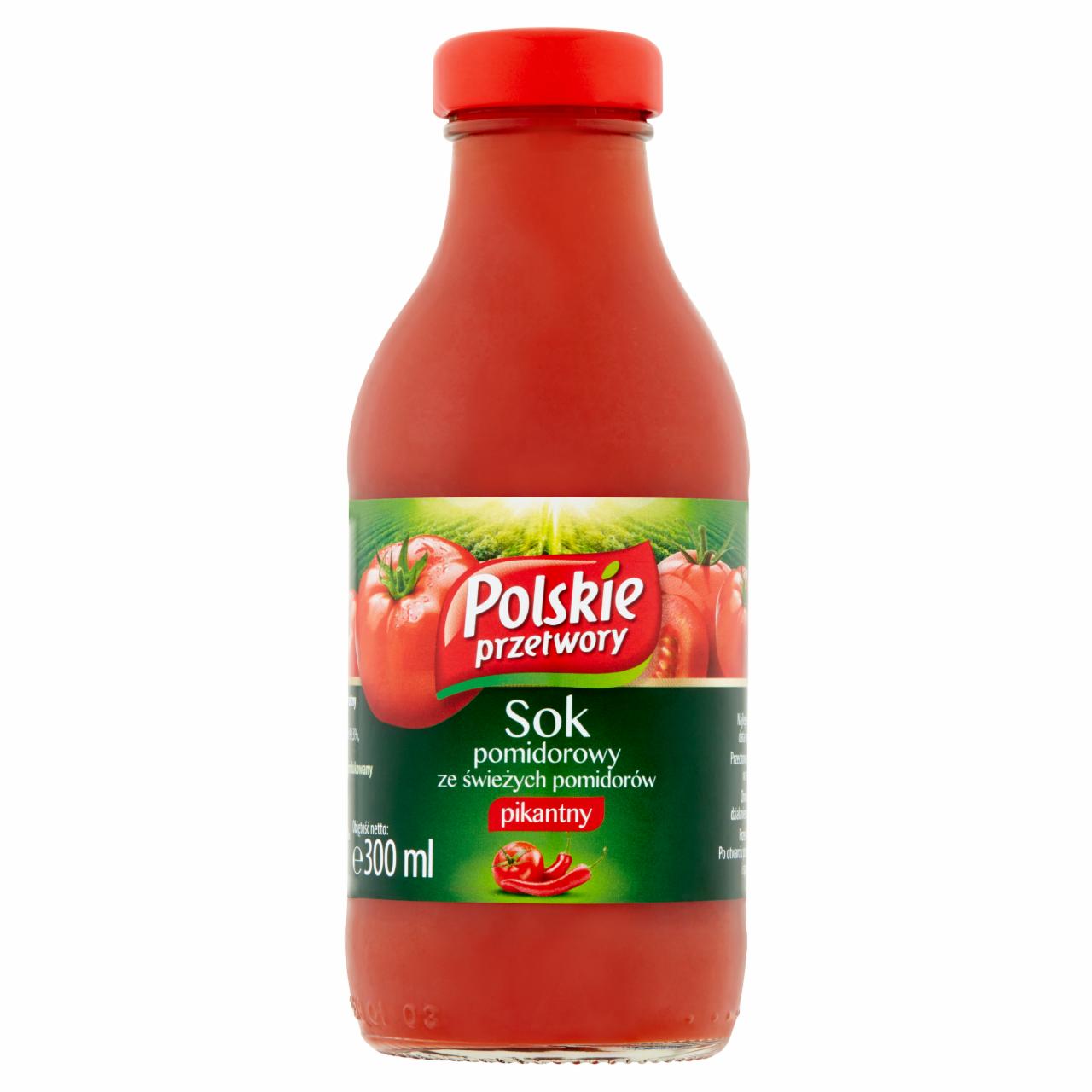 Zdjęcia - Sok pomidorowy ze świeżych pomidorów pikantny Polskie przetwory