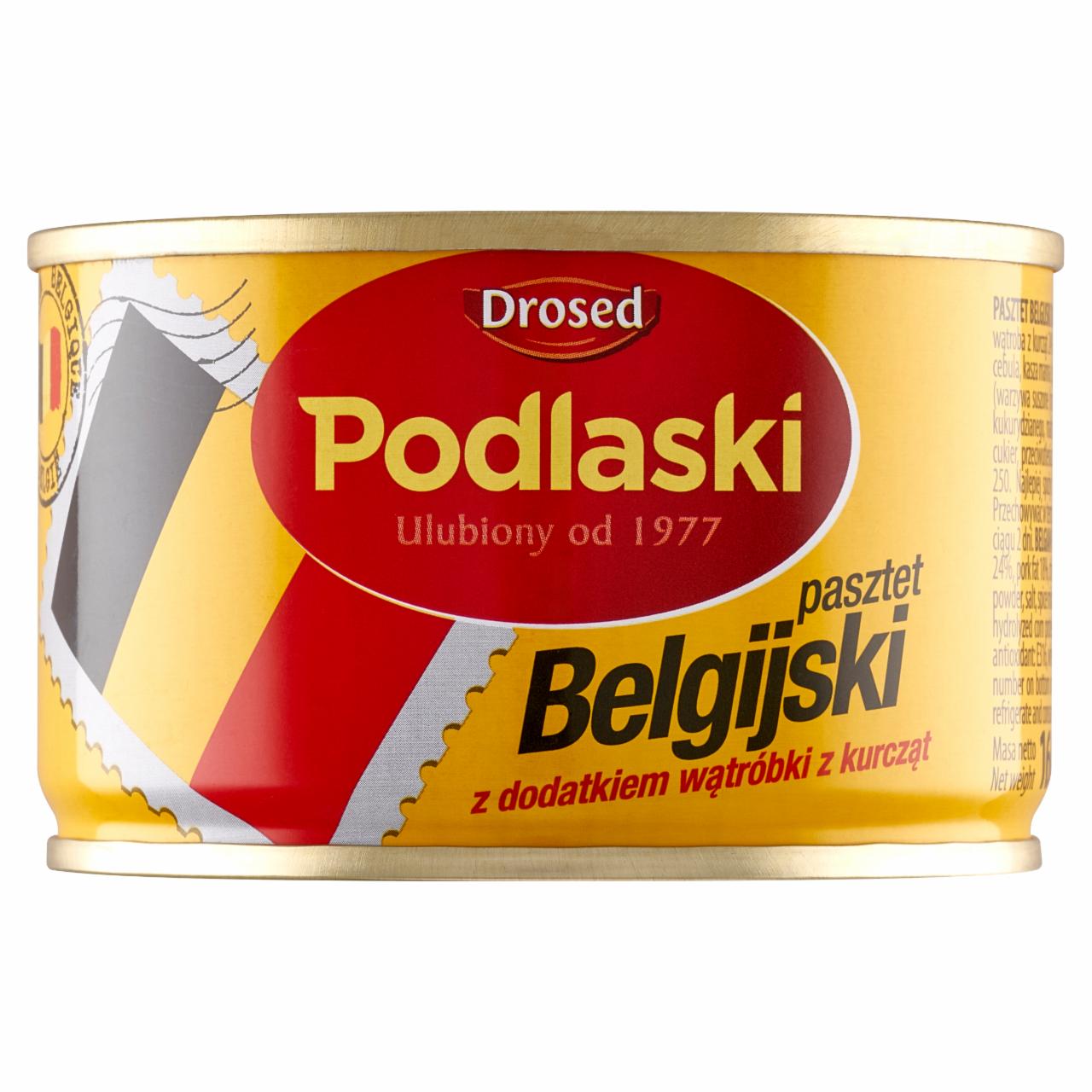 Zdjęcia - Podlaski Pasztet belgijski z dodatkiem wątróbki z kurcząt 160 g