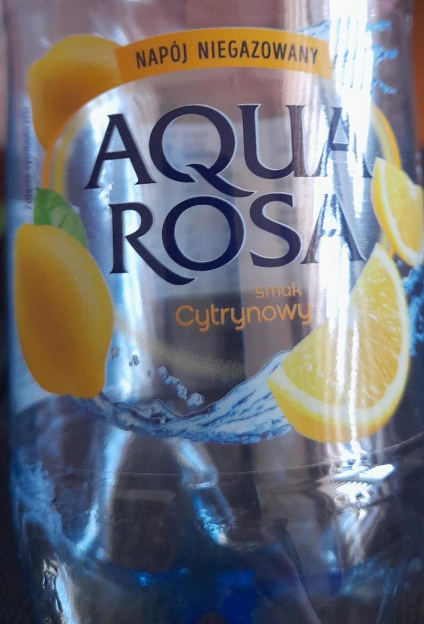 Zdjęcia - Napój gazowany cytrynowy Aqua Rosa